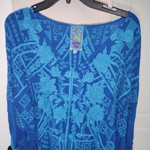 NWT XL JOHNNY WAS FRANCIE BLOUSE